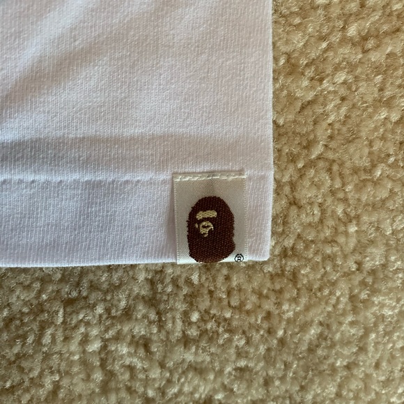A Bathing Ape Double Sided White Ape Tee - Picture 5 of 5